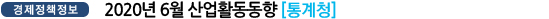 2020년 6월 산업활동동